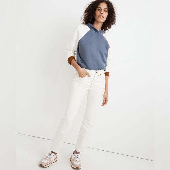 Madewell Tomboy Straight Jeans Cloud Lining Size 32 - Picture 2 of 13